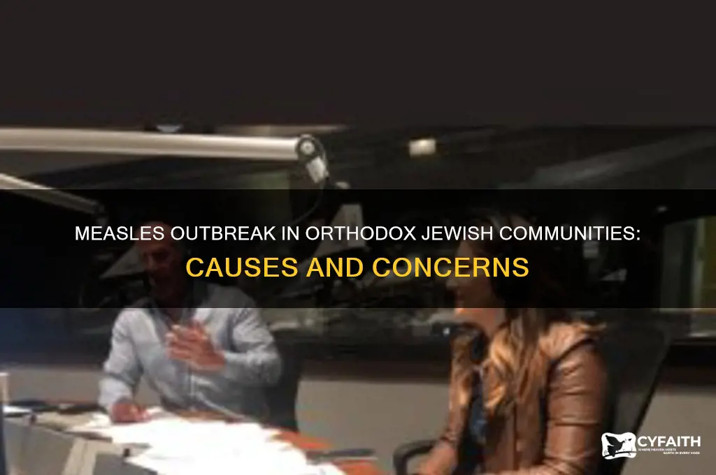 why is there a measles outbreak amongst orthodox jews