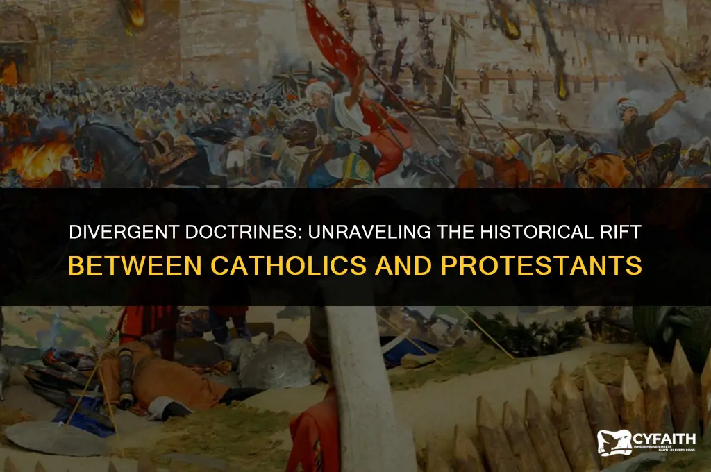 why is there conflict bteween cathlic and protestant