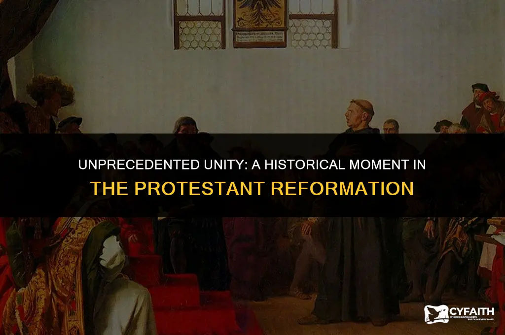 why is this a historical moment in the protestant reformation