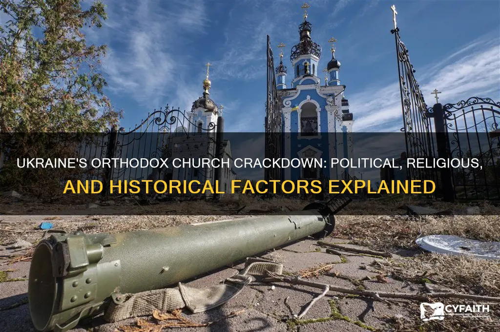 why is ukraine closing orthodox churches