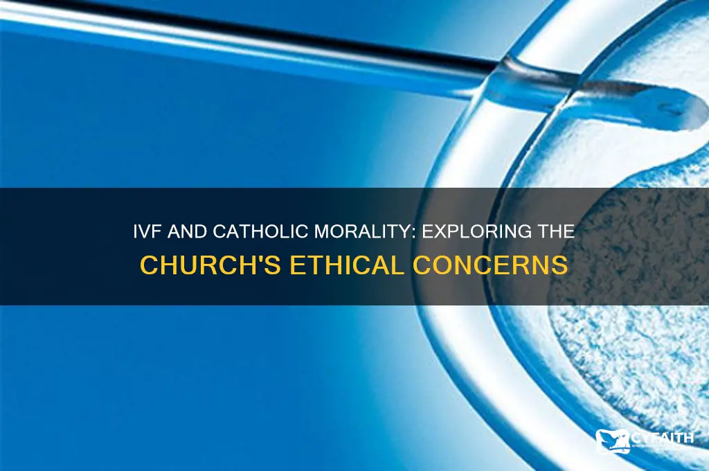 why ivf is immoral by catholics