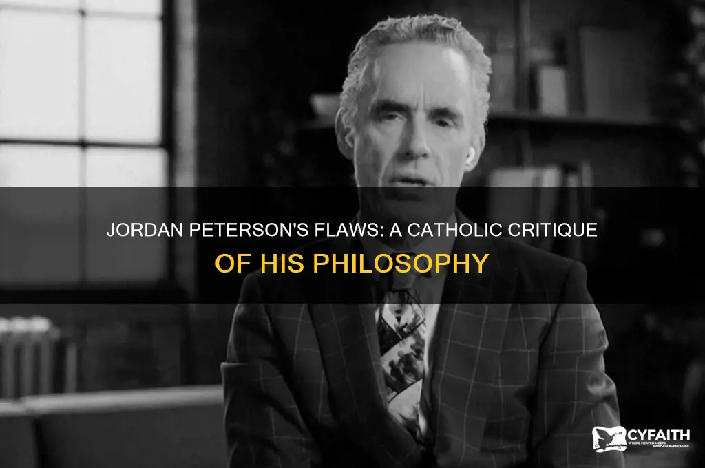 why jordan peterson sucks from a catholic perspective