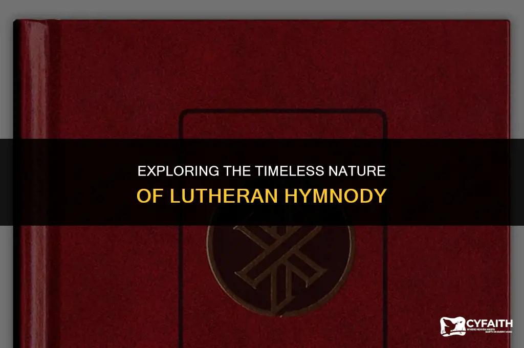 why lutheran hymns have no time signature