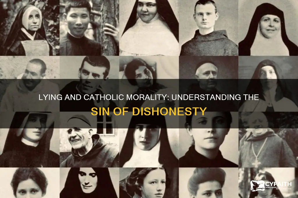 why lying is wrong catholic