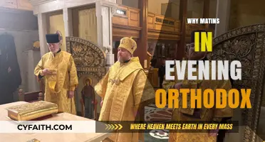 Evening Matins in Orthodox Tradition: Unveiling the Spiritual Significance