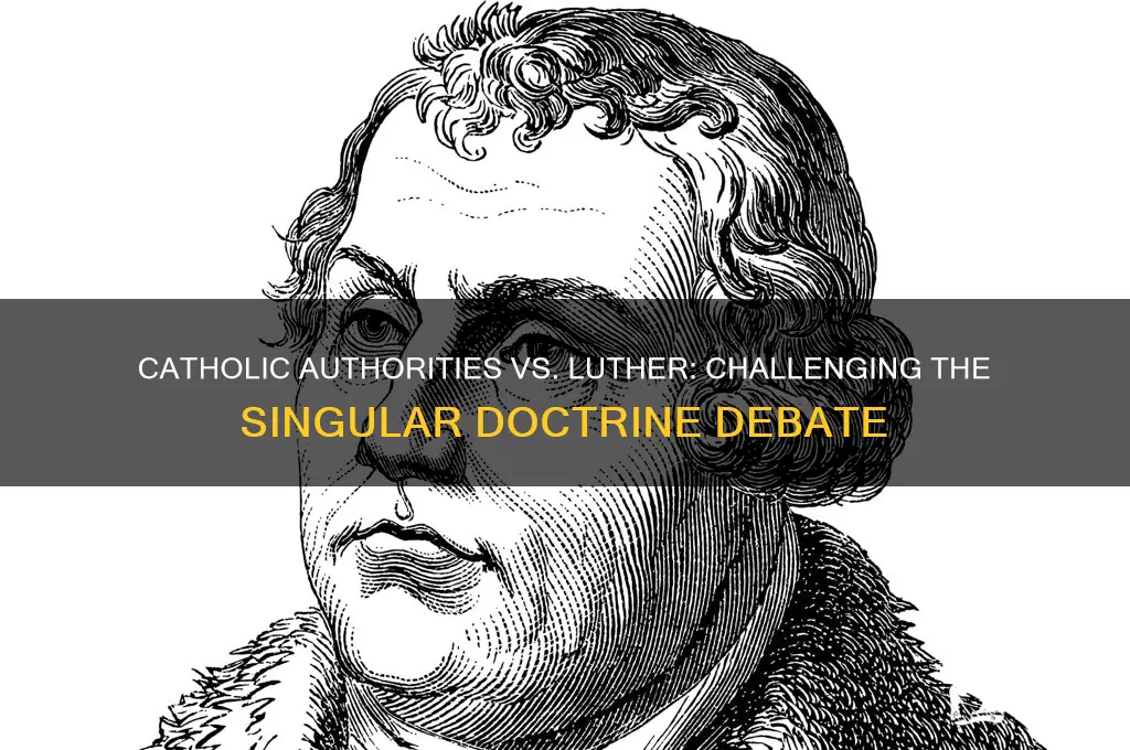 why might catholic authorities challenge luther
