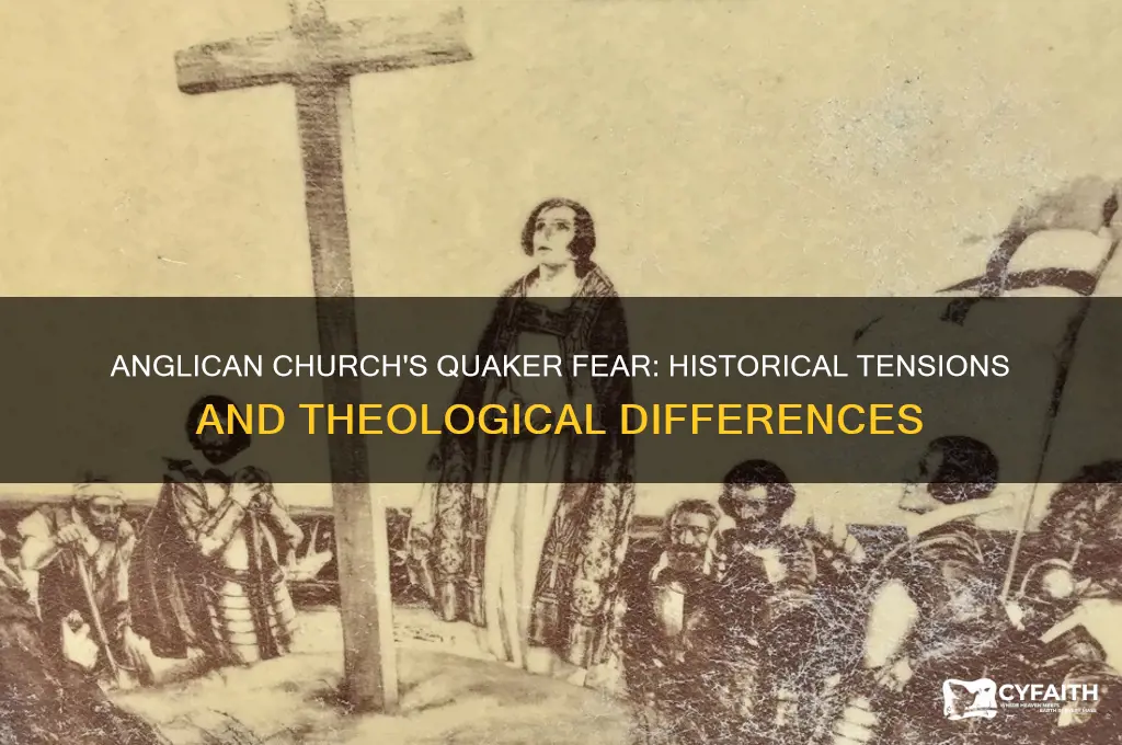 why might the anglican church fear the quakers