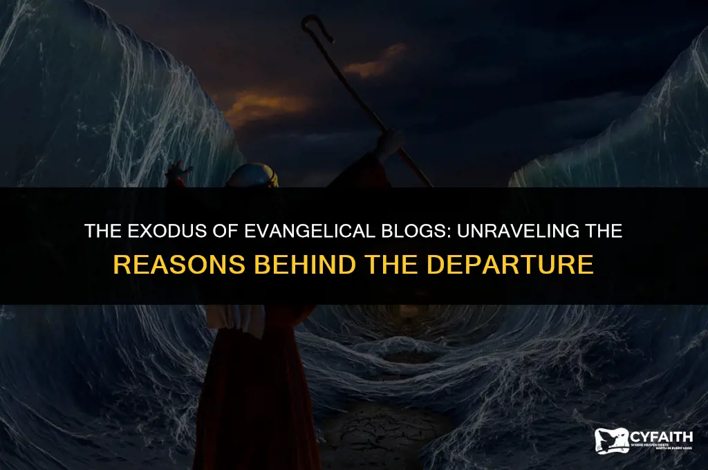 why most evangelical blogs left