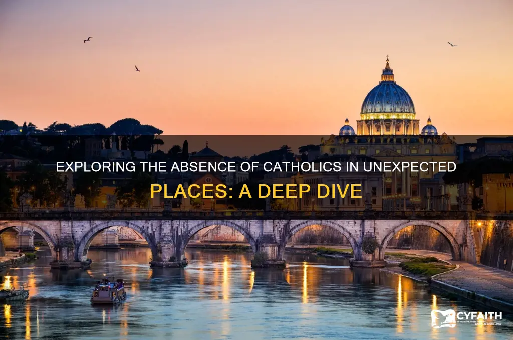 why no catholics in that