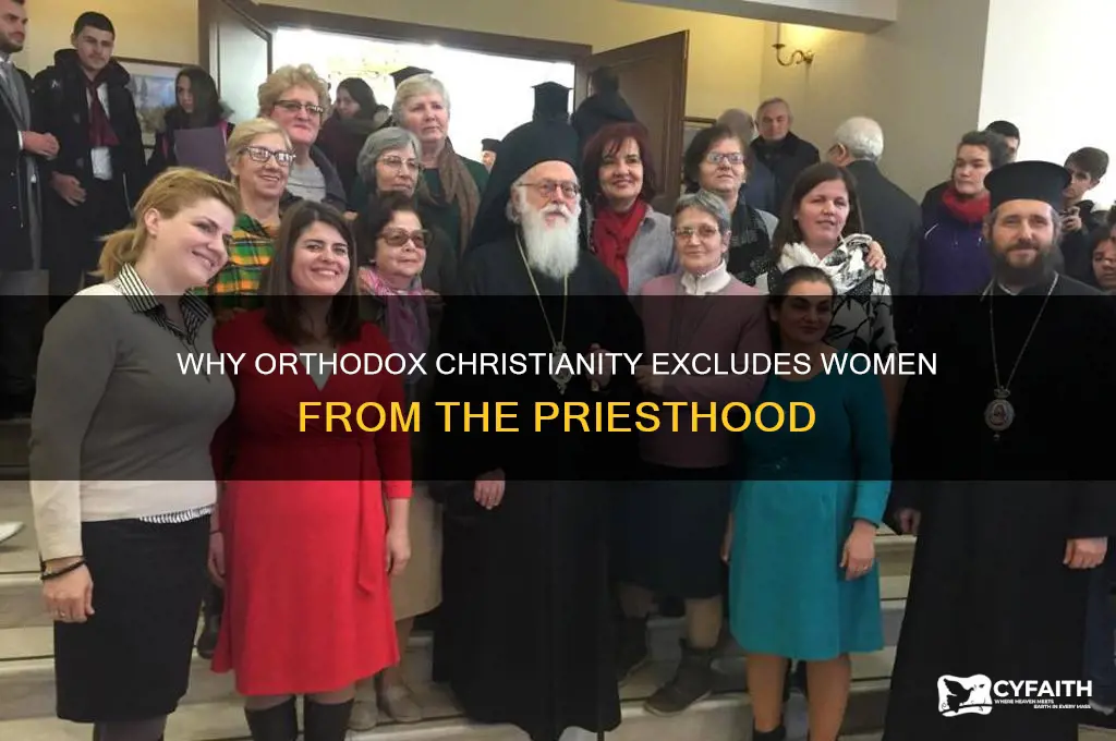 why no female orthodox priests