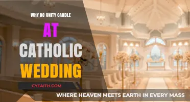 Why Catholic Weddings Exclude the Unity Candle Tradition Explained