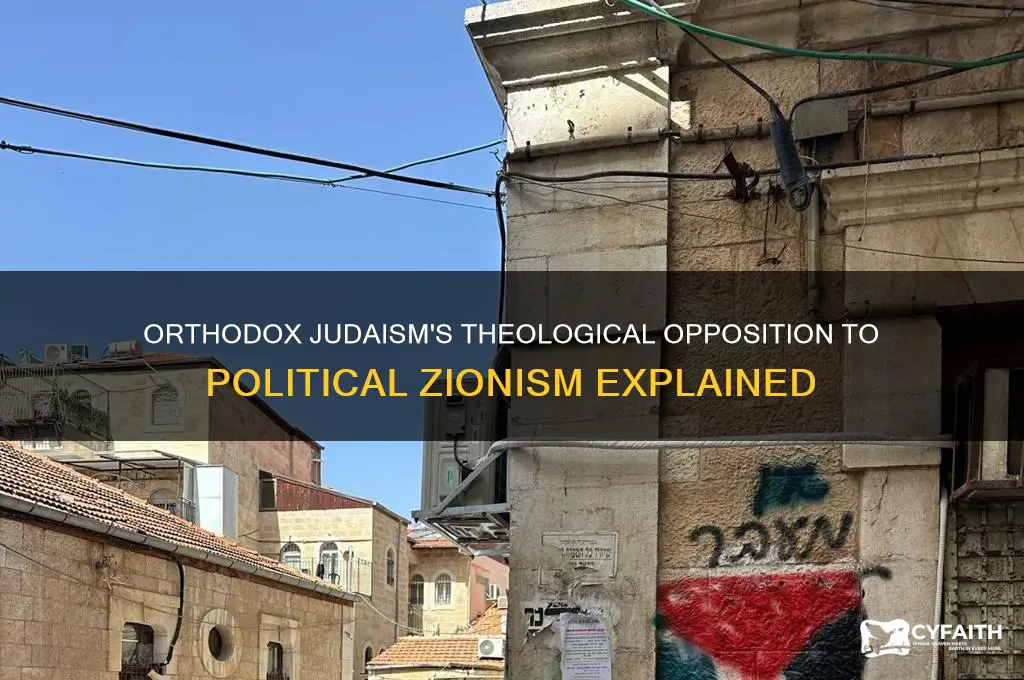 why orthodox are not zionists