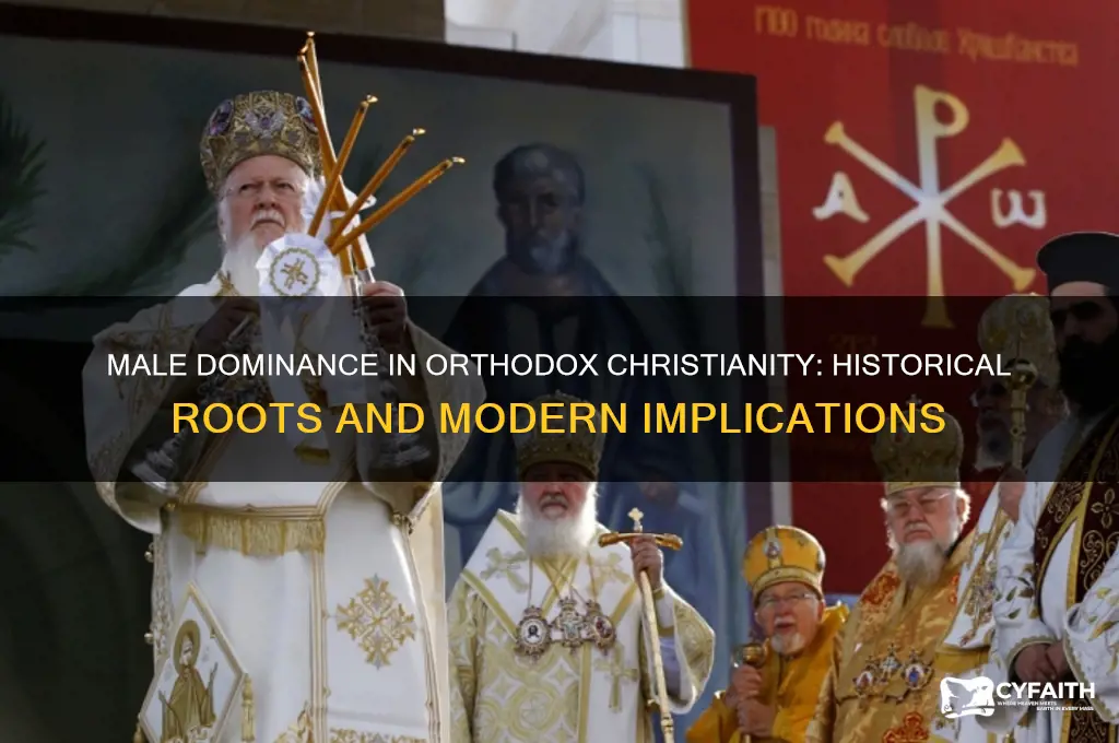 why orthodox christianity is so male dominated
