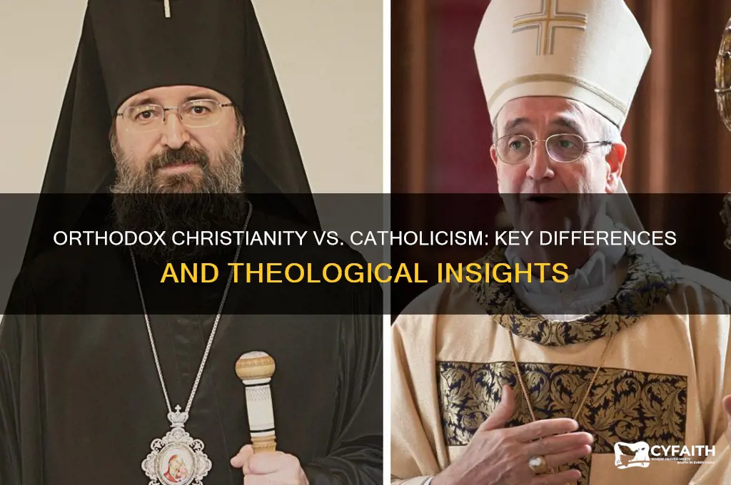 why orthodox christianity vs catholicism