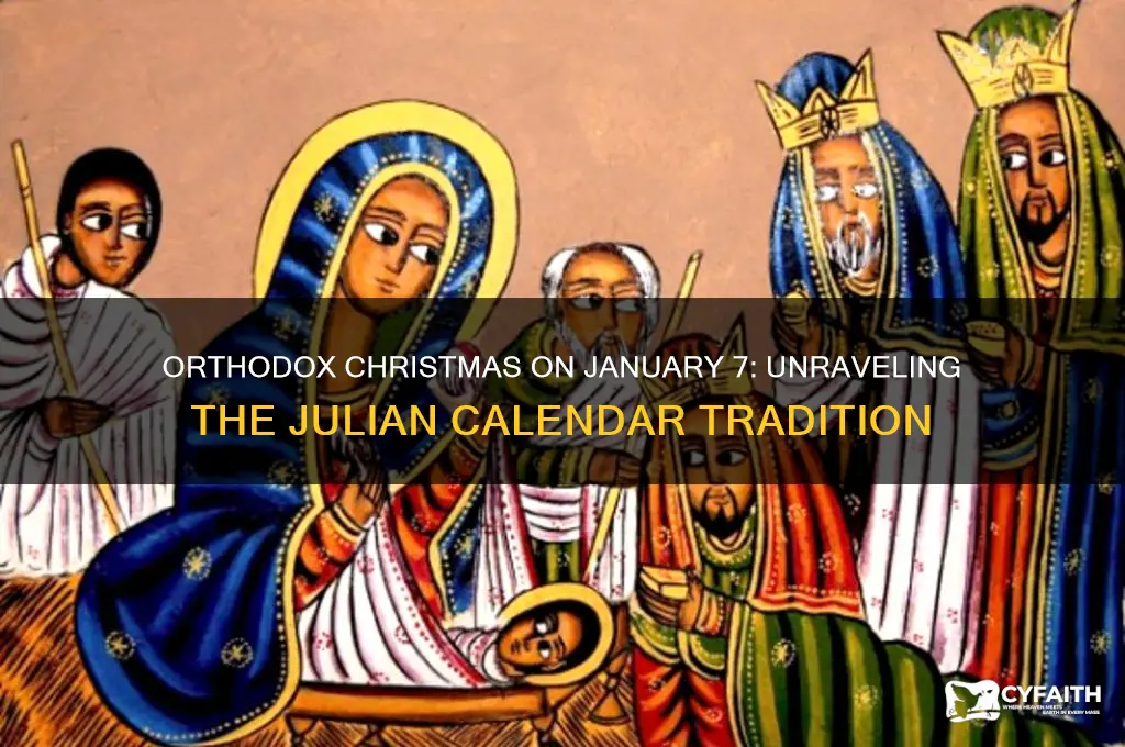 why orthodox christmas january 7