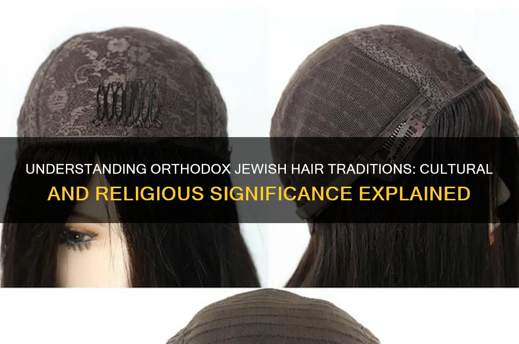 why orthodox jew hair