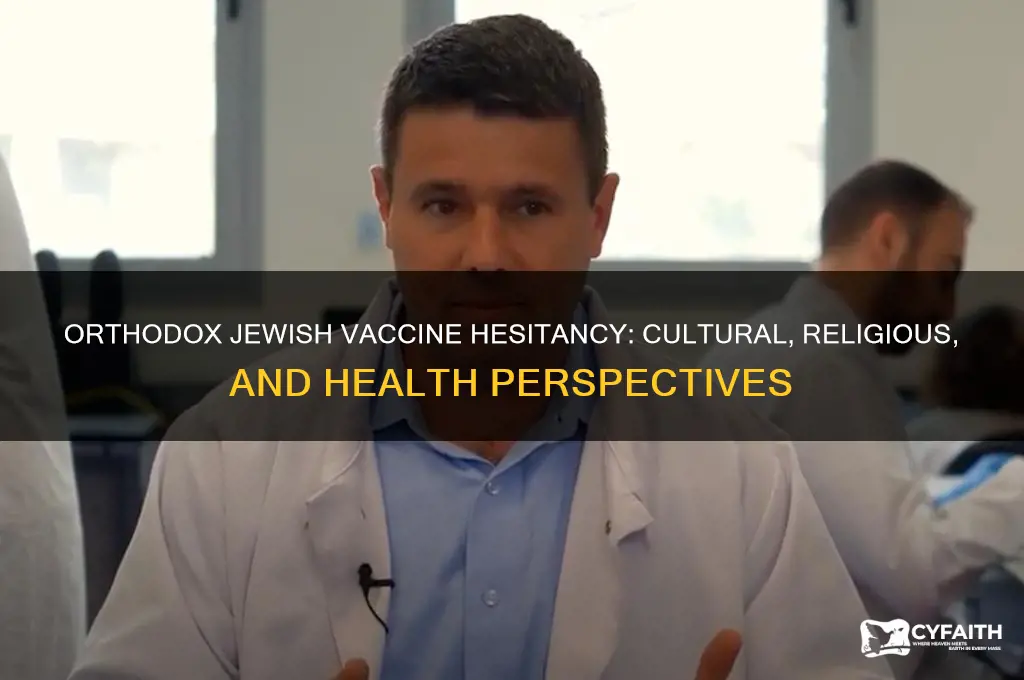 why orthodox jews wont immunise