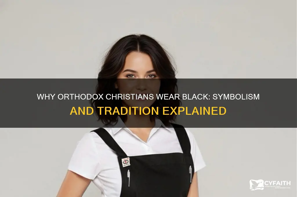 why orthodox wear black