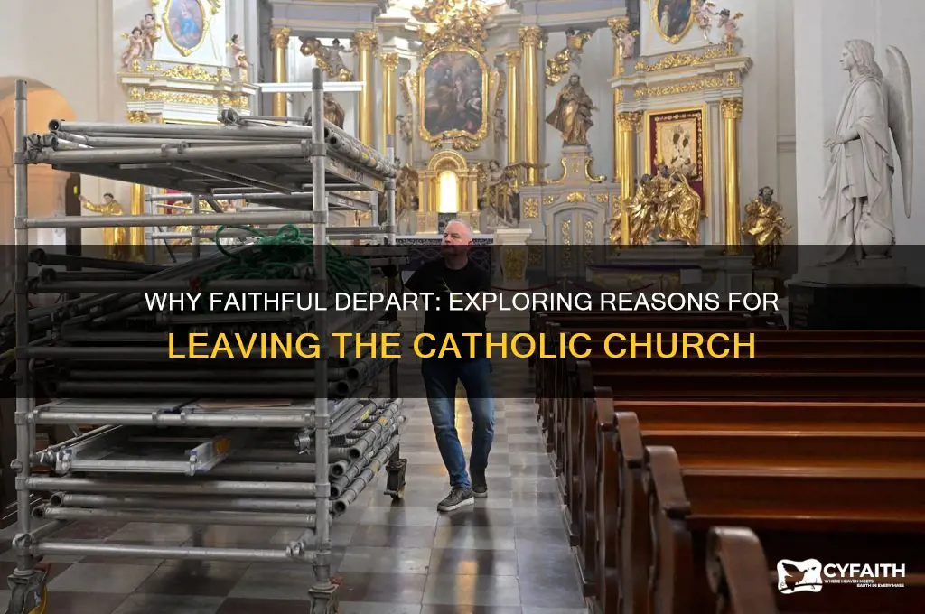 why people leave the catholic chucrh