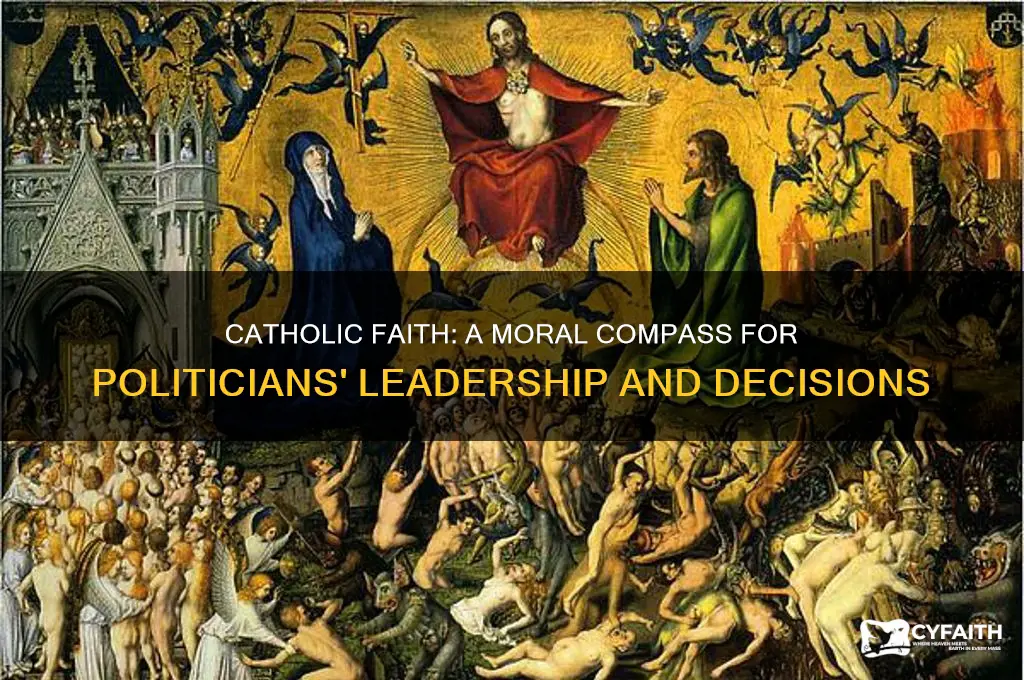 why politicians should follow their catholic fatih