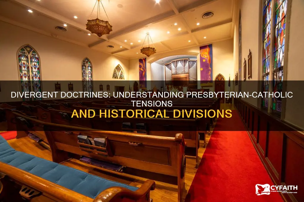 why presbiterian and catholics dont get alone