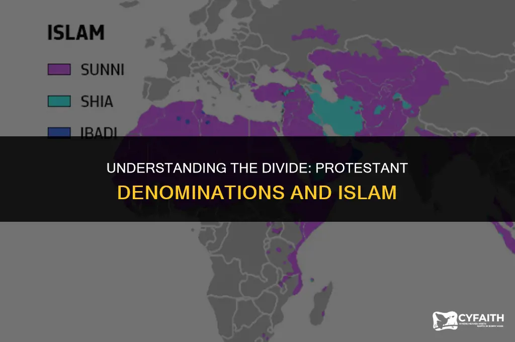 why protestant denominations will not address islam