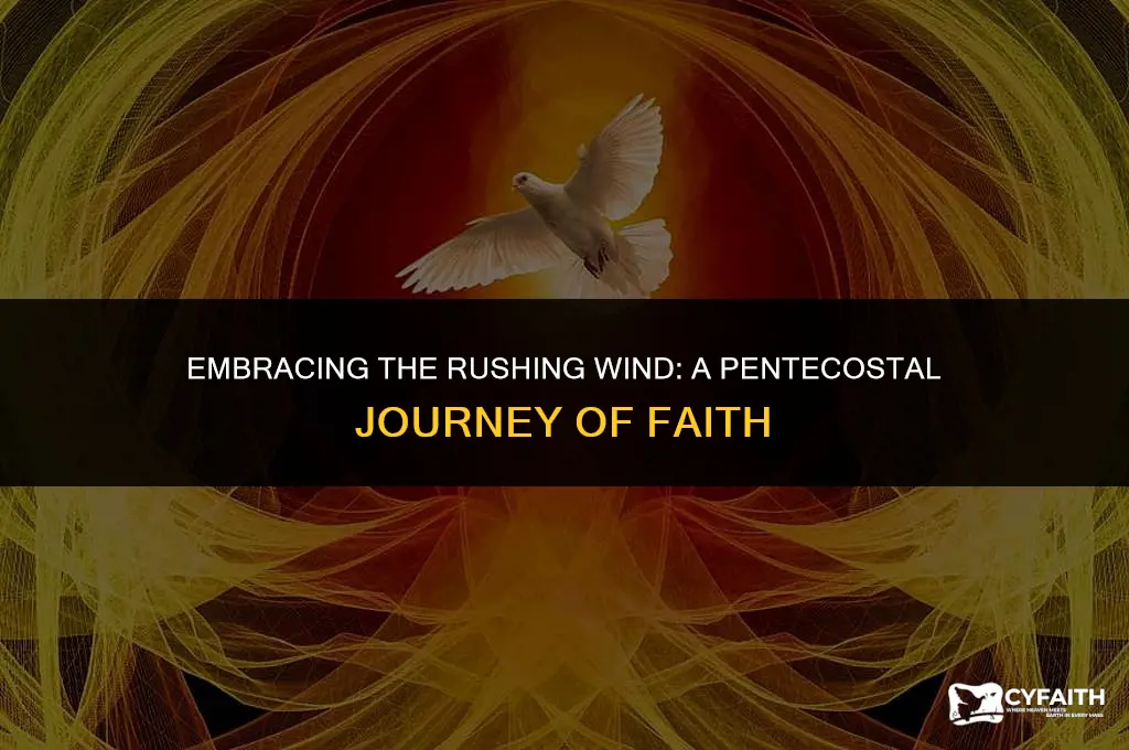 why rushing wind pentecost