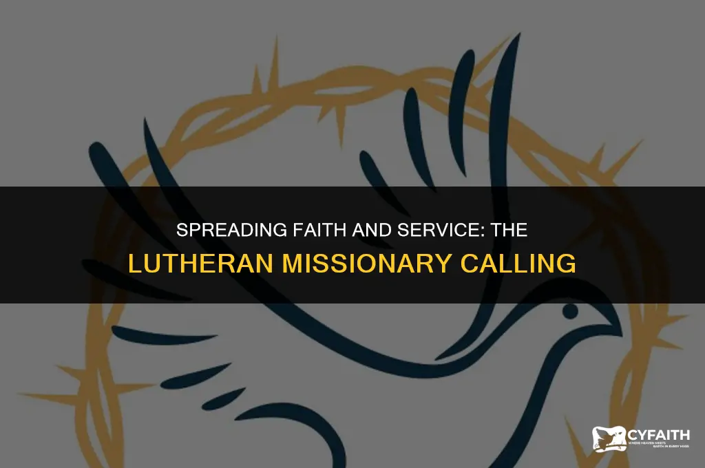 why send lutheran missionaries