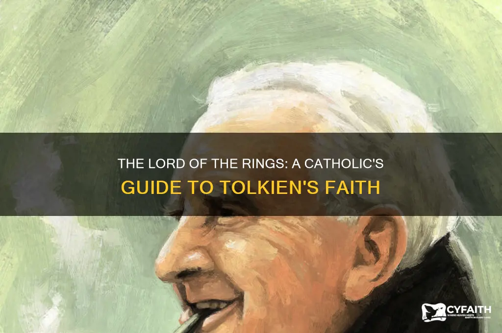 why should a catholic read the lord of the rings