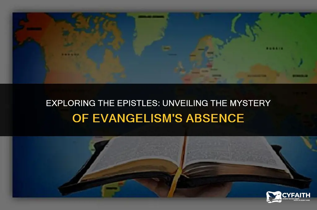 why so little about evangelism in the epistles