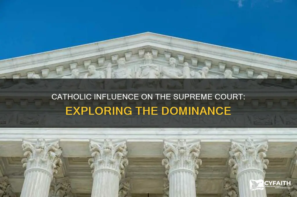 why so many catholic supreme court judges