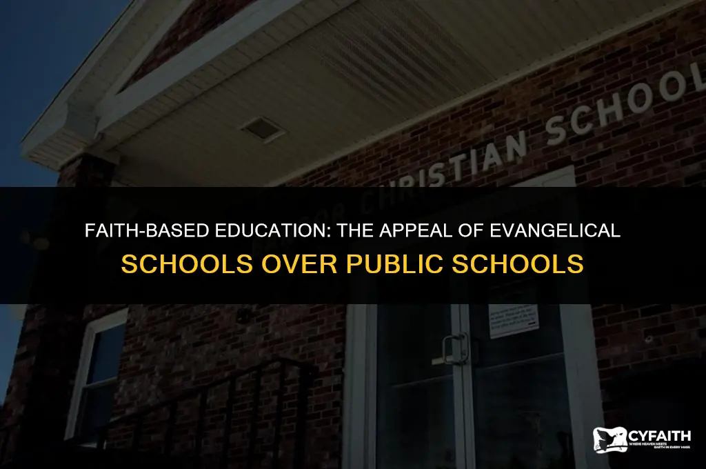 why some choose evangelical schools instead of public schools