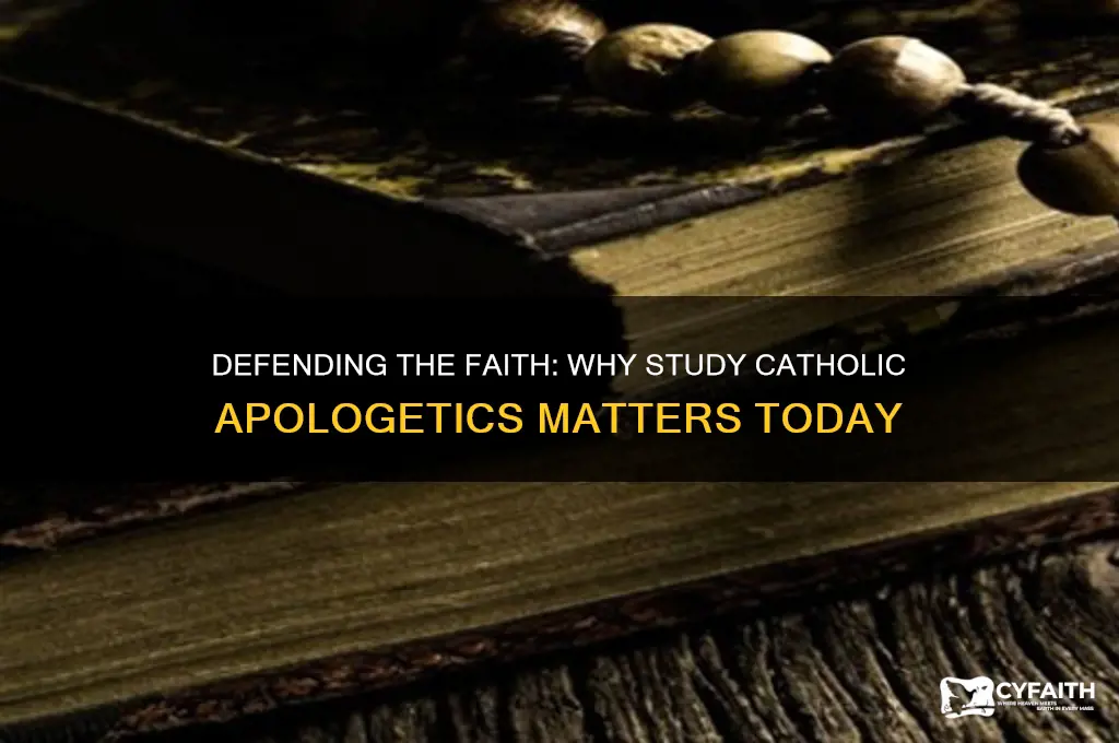 why study catholic apologetics