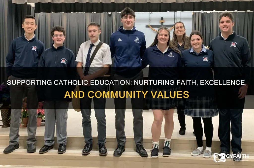 why support catholic education