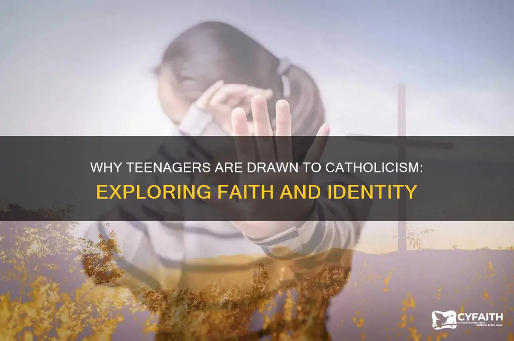 why teenager want to become catholic