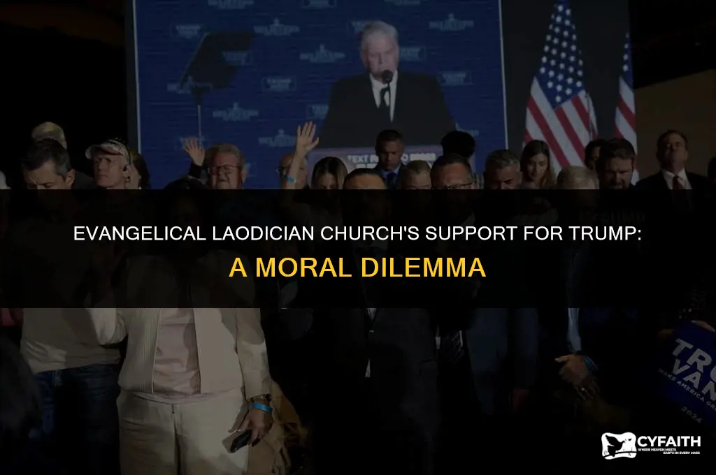 why the evangelical laodician church voted for corrupt trump