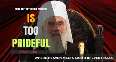 Orthodox Church's Pride: A Barrier to Humility and Unity?