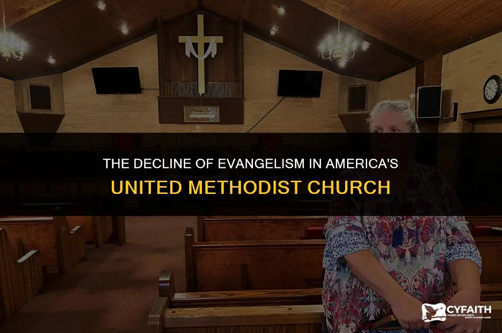 why the umc in america does not do evangelism anymore
