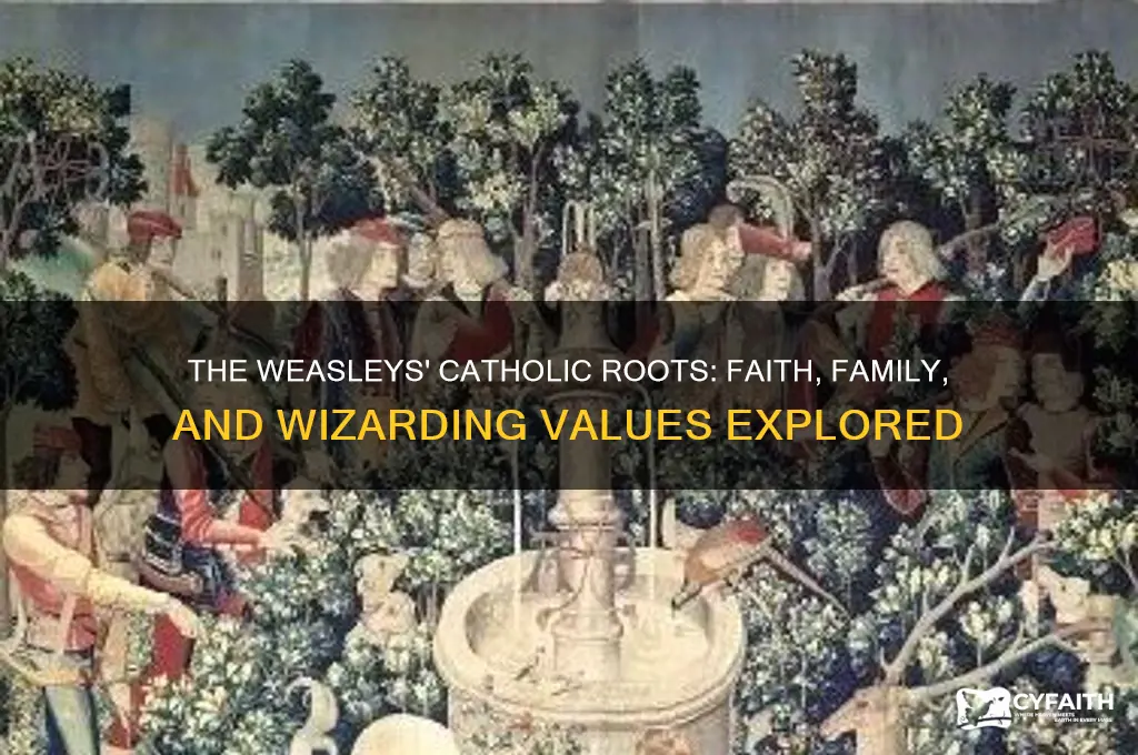 why the weasleys are a catholic family