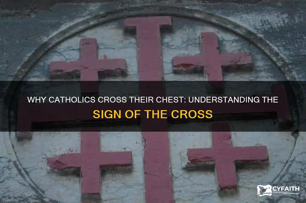 why to catholics cross their chest