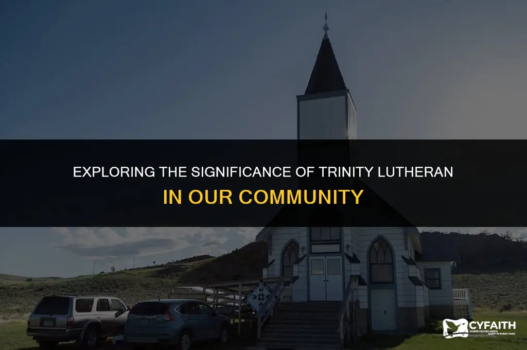 why trinity lutheran matters
