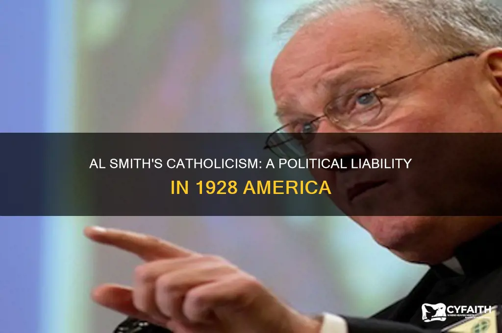 why was al smith being a catholic a problem