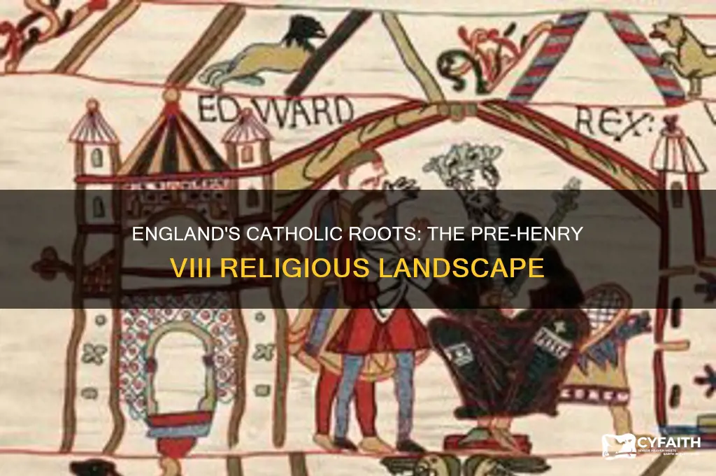 why was england catholic until henry viii