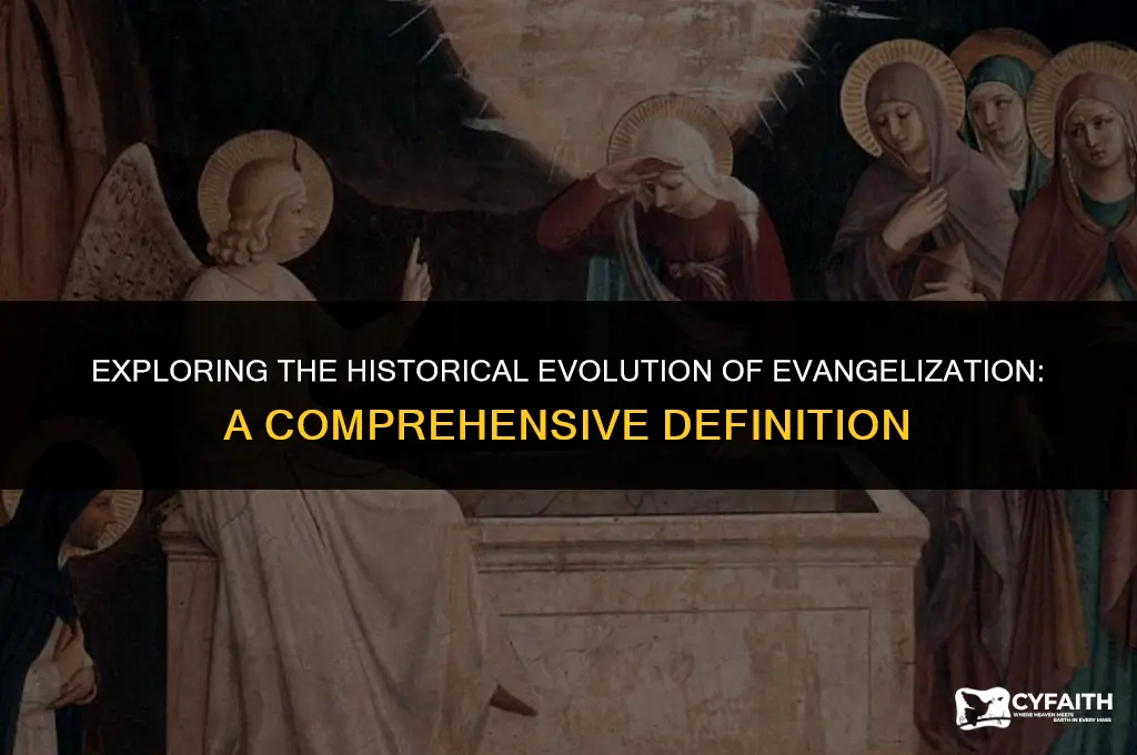 why was evangelization definition