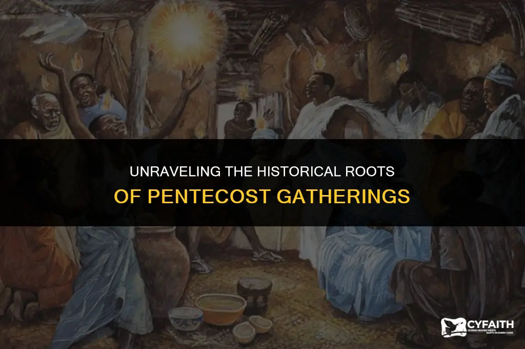 why was everyone gatherng for pentecost in the first place