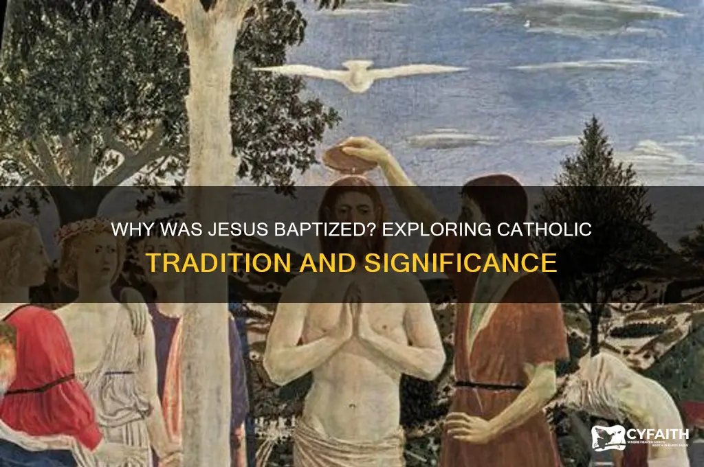 why was jesus baptised catholic