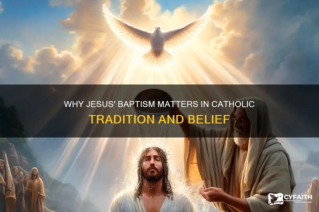 why was jesus baptized according to the catholic faith