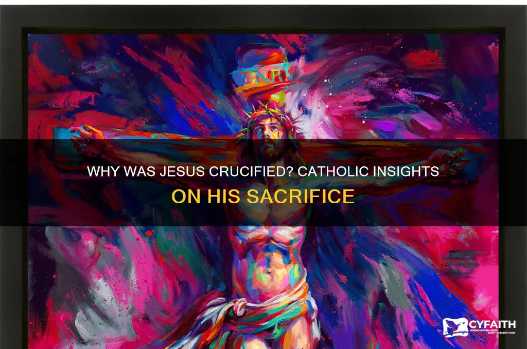 why was jesus crucified catholic answers