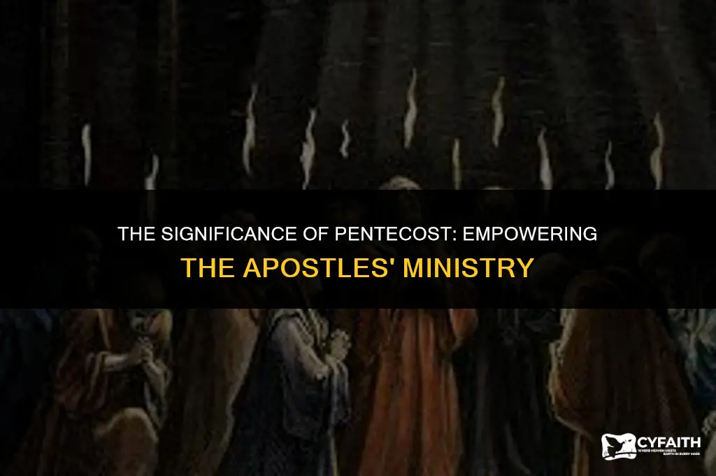 why was pentecost important to the apostles
