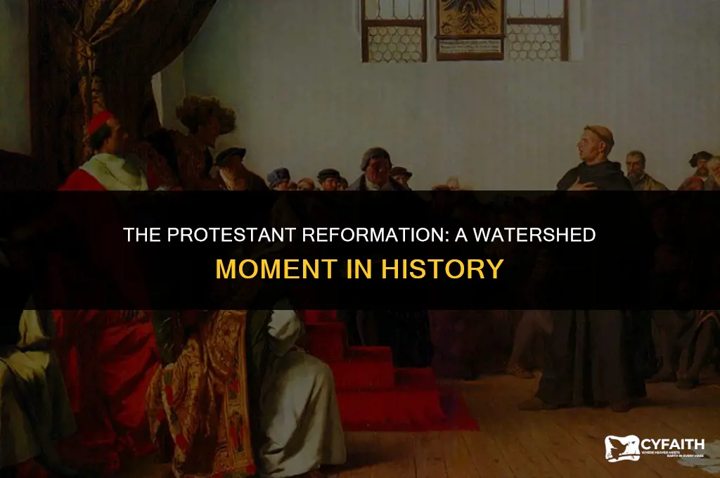 why was protestant reformation a turning point